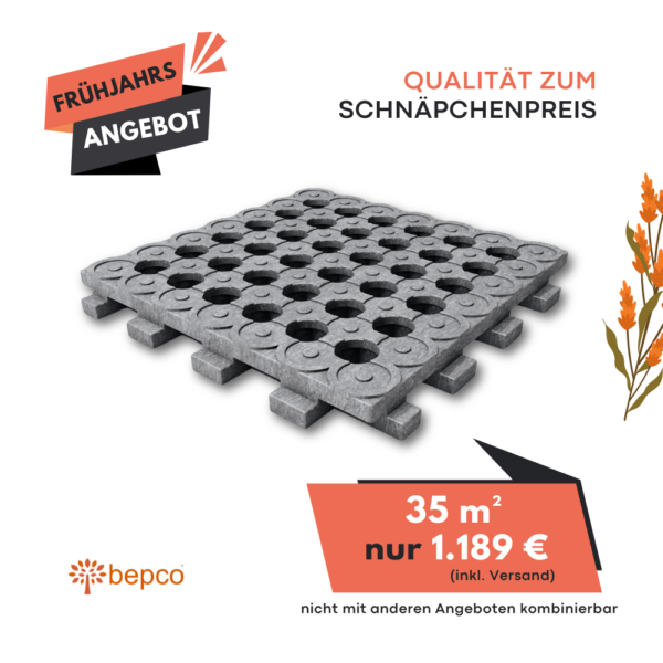 ANGEBOT! 35 m² INB Paddockplatten - für Matsch geeignet (incl. Versand)